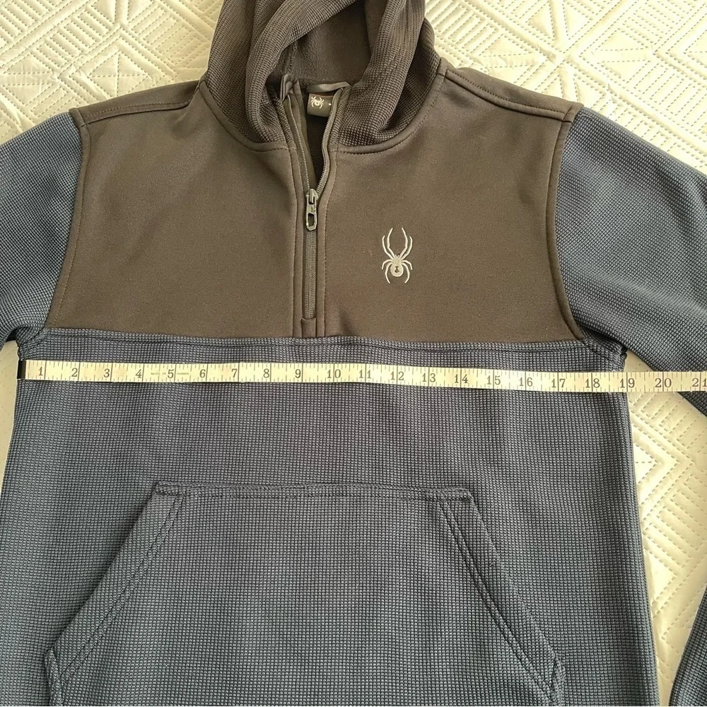 Spyder Men’s Racer Quarter Zip Pull Over Hoodie Size Small